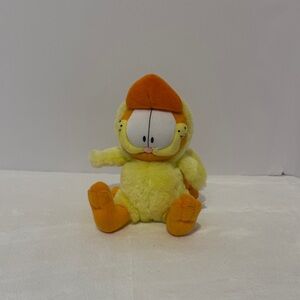 Garfield Easter Baby Chick Yellow Costume Plush Vintage Orange Tabby Cat